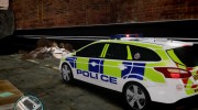 Ford Focus police UK для GTA 4 миниатюра 2
