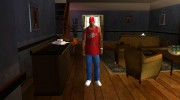 Кепка puma ярко красная для GTA San Andreas миниатюра 5