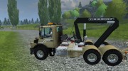 Mercedes-Benz Unimog crane devices Trailer for Farming Simulator 2013 miniature 3