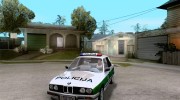 BMW E30 Sedan Police для GTA San Andreas миниатюра 1