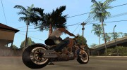 Harley Davidson fatboy Racing Bobber для GTA San Andreas миниатюра 2