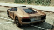 Lamborghini Aventador Roadster 1.0 для GTA 5 миниатюра 3