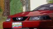 Ford Mustang Cobra 1999 Clean Mod для GTA San Andreas миниатюра 11