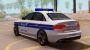 Audi S4 - Croatian Police Car для GTA San Andreas миниатюра 5