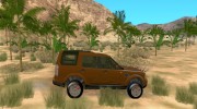 Land Rover Discovery 4 para GTA San Andreas miniatura 5