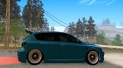 Mazda Speed 3 Stance для GTA San Andreas миниатюра 5