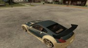 Nissan 350z Tea Hair para GTA San Andreas miniatura 3