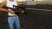 COD 4 MW Remastered Barrett M82 for GTA San Andreas miniature 3