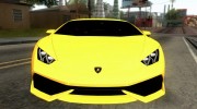 Lamborghini Huracan 2014 для GTA San Andreas миниатюра 4