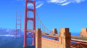 New Golden Gate bridge SF v1.0 для GTA San Andreas миниатюра 1
