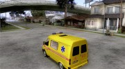 ГАЗ 22172 Скорая помощь для GTA San Andreas миниатюра 3