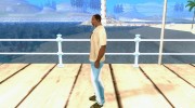 Светло-голубые джинсы для GTA San Andreas миниатюра 2