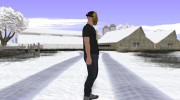 Skin HD GTA Online в футболке KJAH Radio para GTA San Andreas miniatura 3