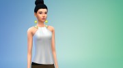 Новогодние серёжки №1 para Sims 4 miniatura 3