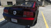 2005 Ford Mustang GT 1.0 для GTA 5 миниатюра 3