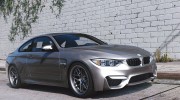 BMW M4 F82 2015 1.0 para GTA 5 miniatura 1