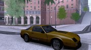 Chevrolet Camaro IROC-Z (1989) Reskinned para GTA San Andreas miniatura 4