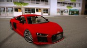 Audi R8 2017 v2.0 для GTA San Andreas миниатюра 1