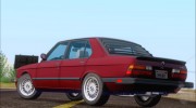 BMW M5 NA-spec (US-spec) 1985 для GTA San Andreas миниатюра 3