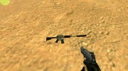 Black Solid M4A1 for Counter Strike 1.6 miniature 5