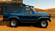 Ford Bronco 1980 для GTA 4 миниатюра 2