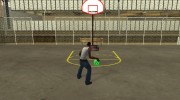 Green basketball ball by Vexillum для GTA San Andreas миниатюра 8