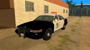 Vapid GTA V Police Car for GTA San Andreas miniature 1