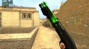 Black And Green Shotgun para Counter-Strike Source miniatura 3