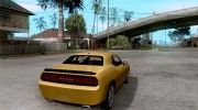 Dodge Challenger SRT8 v1.0 для GTA San Andreas миниатюра 9