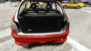 Peugeot 206 GTI для GTA 4 миниатюра 10