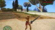 Amazonian Sword From Injustice Gods Among Us para GTA San Andreas miniatura 1