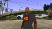 CJ в футболке (K DST) для GTA San Andreas миниатюра 1