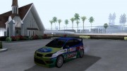 Ford Focus WRC для GTA San Andreas миниатюра 5