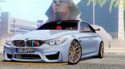 BMW M4 F82 2014 для GTA San Andreas миниатюра 3