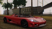 Koenigsegg CCX para GTA San Andreas miniatura 1