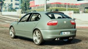 Seat Leon Cupra R 1M для GTA 5 миниатюра 3