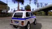 ВАЗ 2121 Милиция для GTA San Andreas миниатюра 4