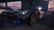 LAPD Mercedes-Benz AMG GT 2016 для GTA 5 миниатюра 3
