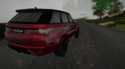 Range Rover Sport StarTech 2016 для GTA San Andreas миниатюра 2
