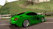 Bentley Continental GT для GTA San Andreas миниатюра 3
