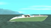 Mamba Speedboat para GTA San Andreas miniatura 5