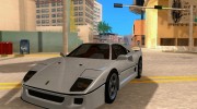 Ferrari F40 Black Revel для GTA San Andreas миниатюра 1