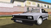 Yugo Koral 45 Kabrio для GTA Vice City миниатюра 3