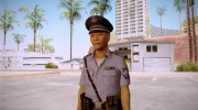 Japanese Policeman для GTA San Andreas миниатюра 3