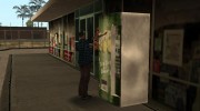 Оживлённая заправка в Лос Сантосе для GTA San Andreas миниатюра 3