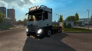 Mercedes Actros MP4 LaG Logistic Skin para Euro Truck Simulator 2 miniatura 2