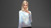 Большой сет женских свитшотов para Sims 4 miniatura 1