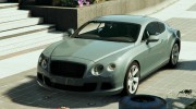 Bentley Continental GT 2012 для GTA 5 миниатюра 1