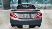 Hyundai Genesis Coupe 2013 для GTA 4 миниатюра 4