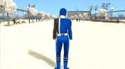 Power Ranger RPM Blue for GTA San Andreas miniature 5